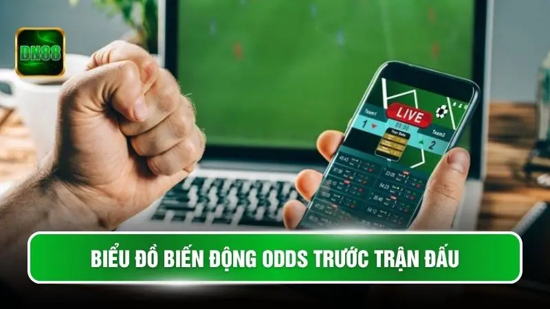 Biểu đồ biến động Odds trước trận đấu