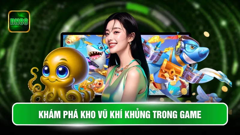 Khám phá kho vũ khí khủng trong game
